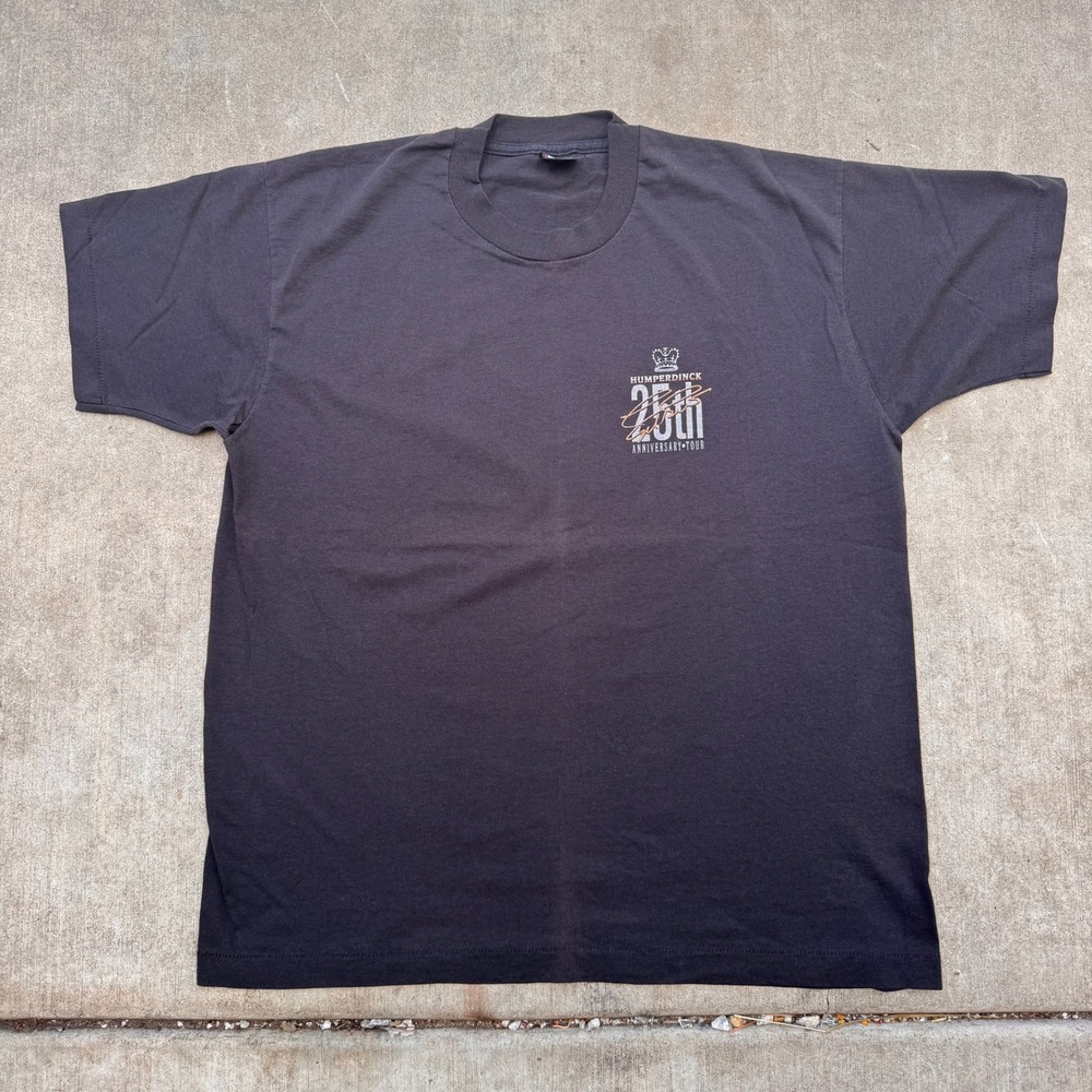 Vintage Engelbert Humperdinck 25th Anniversary Tour Shirt XL Screen Stars USA